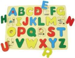 BJ-BJ755 Puzzel ABC Hoofdletters Big Jigs Duurzaam speelgoed 4