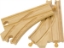 Image de Houten rails, rechtdoor/afslaan splitsing Bigjigs