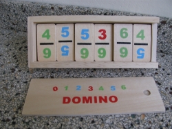 Picture of Cijfer Domino - houten dominospel - vanaf 3 jaar