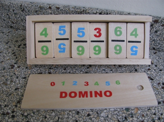 Afbeeldingen van Cijfer Domino klein