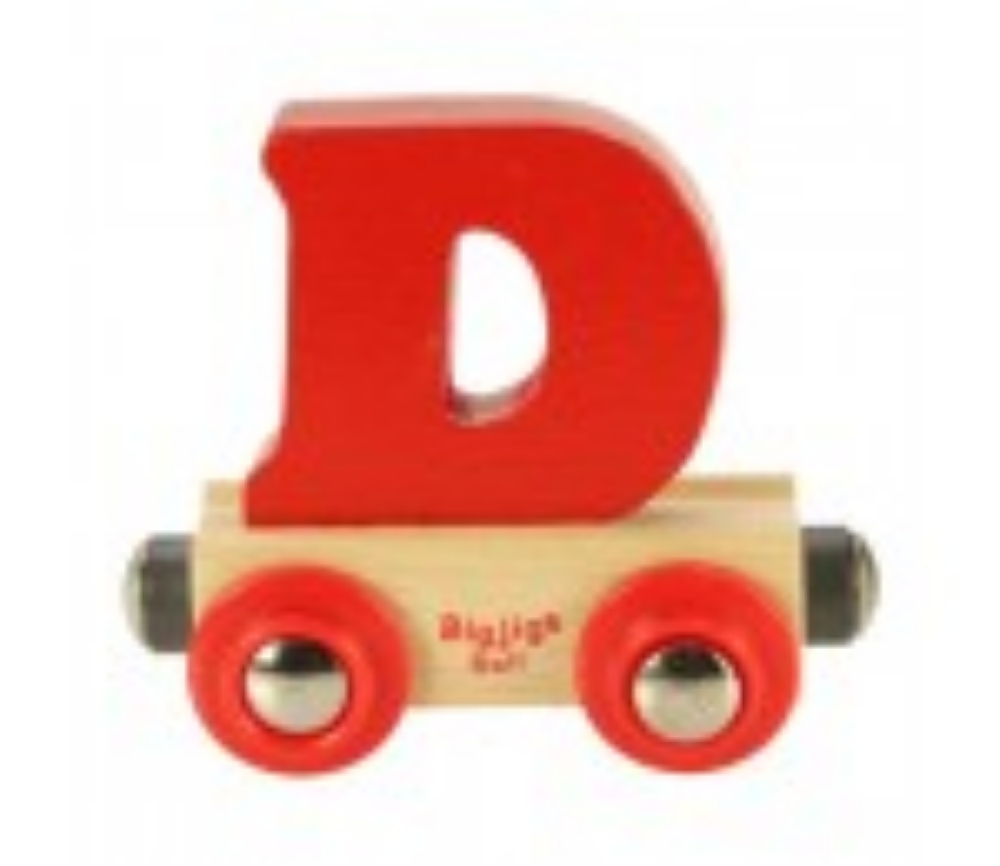 Picture of Letter D kleur, naamtrein - lettertrein Bigjigs