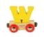 Afbeeldingen van Letter W kleur, naamtrein - lettertrein Bigjigs