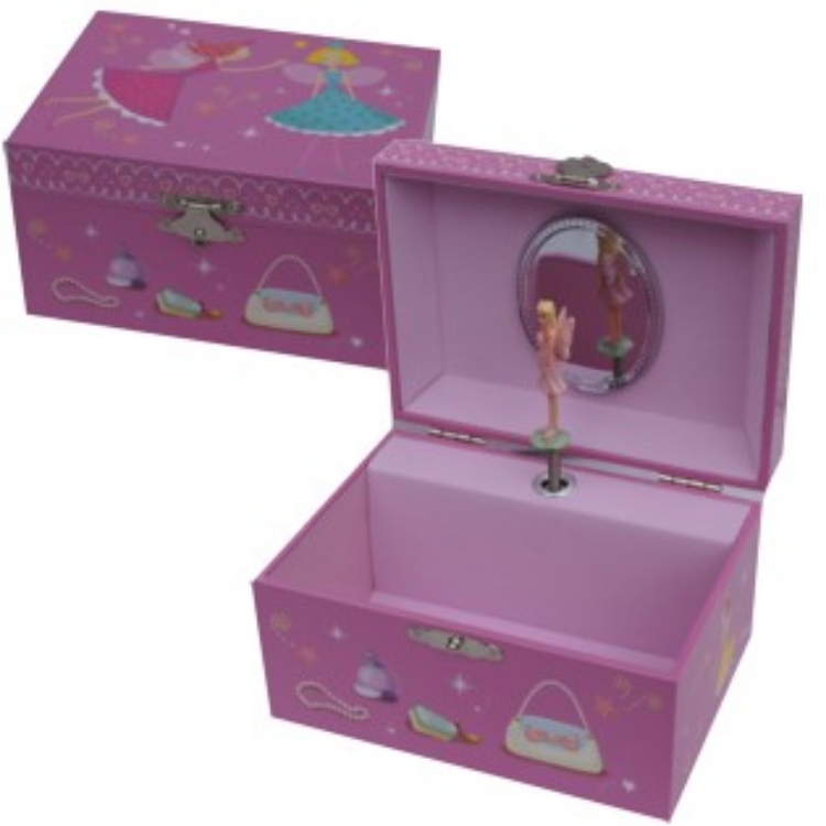Picture of Juwelendoosje muziekdoosje Roze Fee