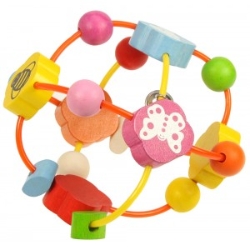 Afbeeldingen van Baby Activitybal, grijpspeelgoed - Bigjigs - vanaf 3 maanden