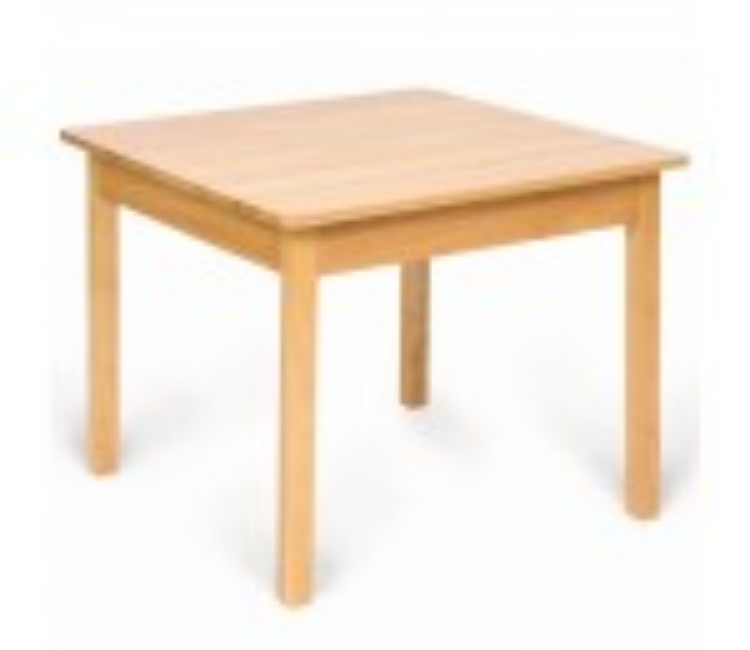 Image de Kindertafel hout, passend bij Bigjigs kinderstoeltjes 60x50x60cm Bigjigs