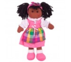 Bigjigs lappenpop Jess 25 cm BJ-BJD017 1