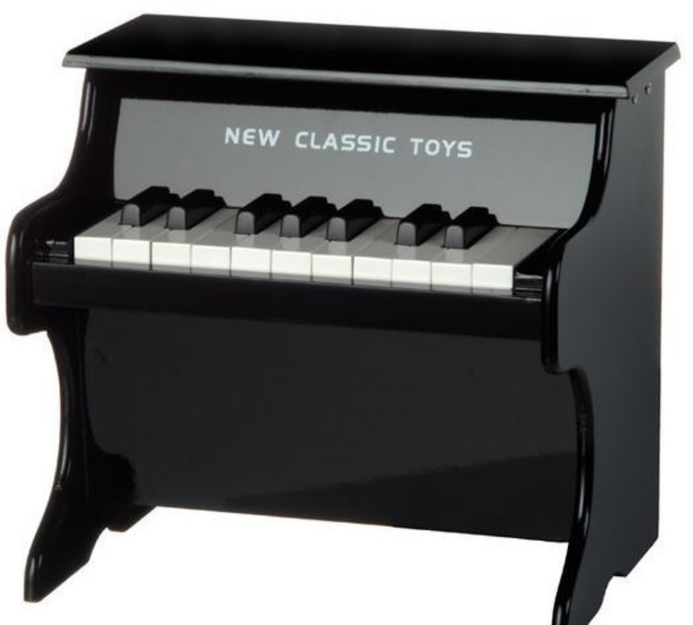 Picture of Piano - Zwart 18 toetsen New Classic Toys