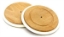 Image de Houten wiel met witte rubber bandje 13,5 cm