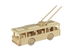 Image de Trollybus Arnhem 28 cm 100% beukenhout