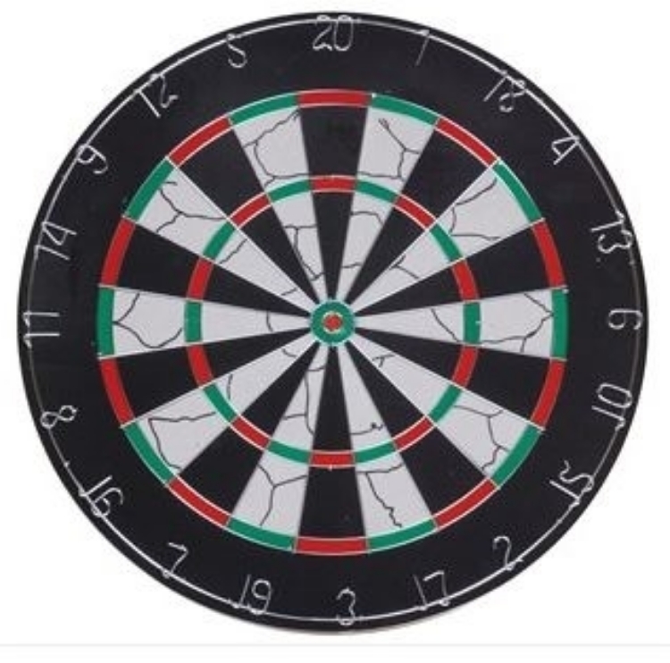 Image de Dartbord 2,5 cm met 6 darts