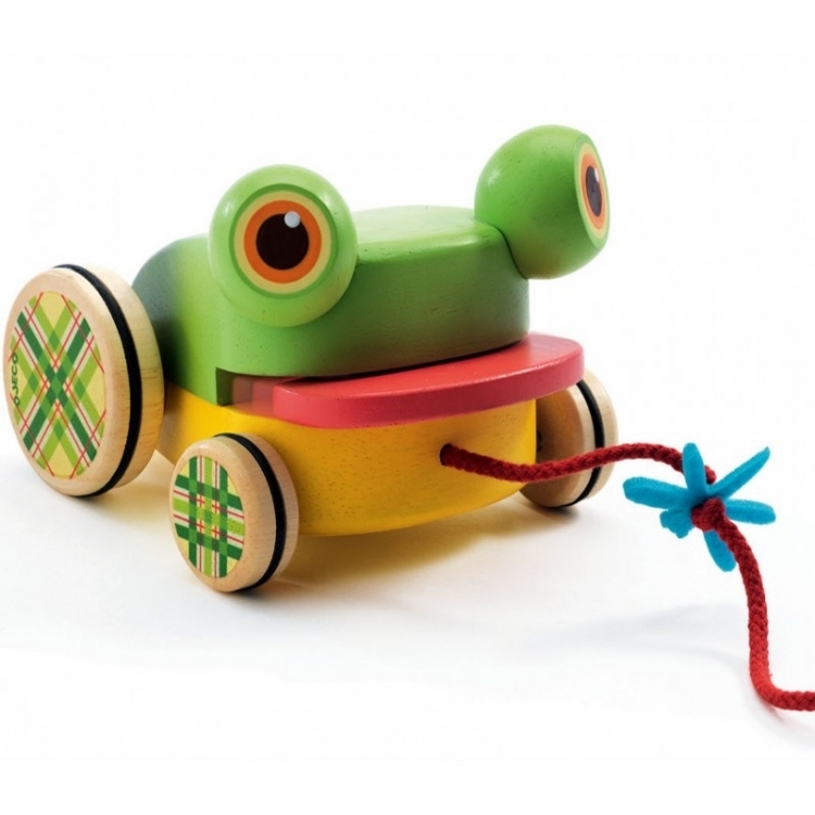 Afbeeldingen van Trekfiguur CroaFroggy de kikker