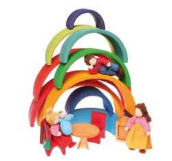 Bild von Regenboog gekleurd groot 36 cm 12-delig Grimm's