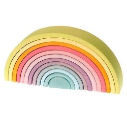Bild von Regenboog pastel groot 36 cm 12-delig Grimm's