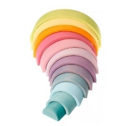Bild von Regenboog pastel groot 36 cm 12-delig Grimm's
