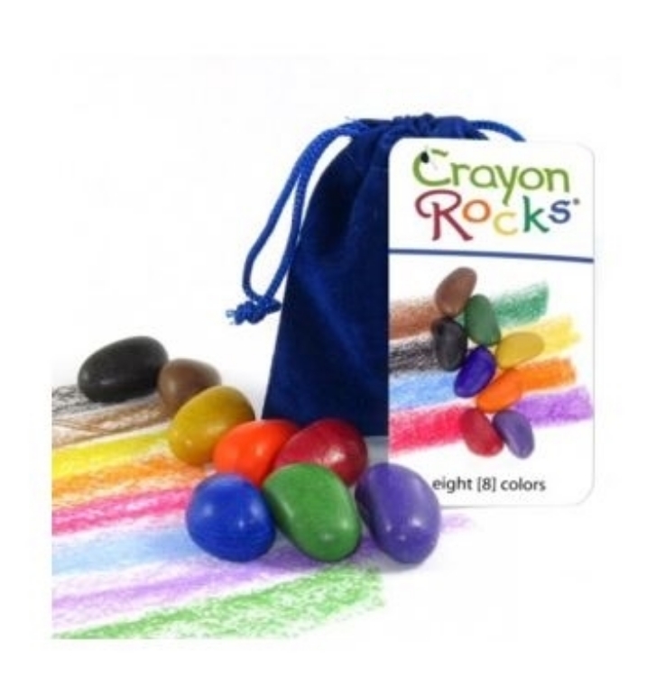 crayon rocks, blue velvet, wasco, vetkrijt, 8 kleuren, CRR-BLU8, duurzaam, speelgoed