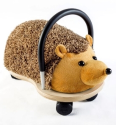 Image de Wheelybug small pluche egel loopwagen met zwenkwielen 1+