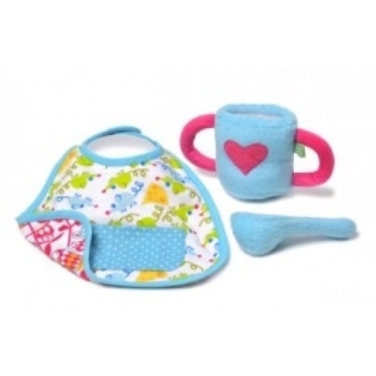 Picture of Rubensbarn Baby Eetsetje, slab, beker en lepel