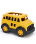 Afbeeldingen van Schoolbus geel 27cm - recycled plastic - Greentoys