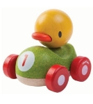Afbeeldingen van Eend racer auto Plan Toys