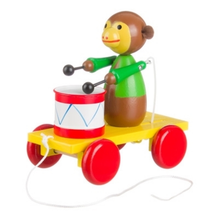 Bild von Trekfiguur Aap met trommel
