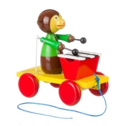 MS-MH750 Trekfiguur met xylofoon aap 108-1 Duurzaam speelgoed 1