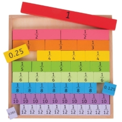 Picture of Bigjigs Breuken leggen - in houten tray
