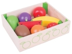 Bigjigs kratje met houten fruit BJ-BJ476 1