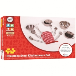Bigjigs Speelkookset RVS BJ-BJ606 2