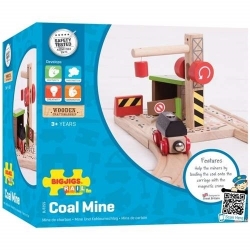 Image de Houten treinbaangebouw Kolenmijn Bigjigs
