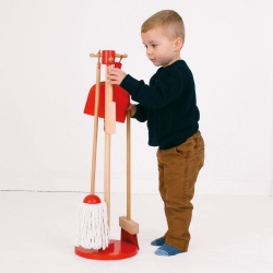 Image de Speel-schoonmaakset op rek 5-delig Bigjigs