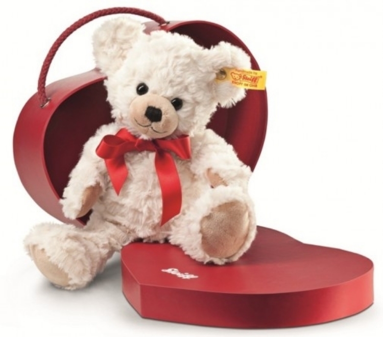 Image de Teddybeer Sweetheart in hartjesdoos 22 cm Steiff