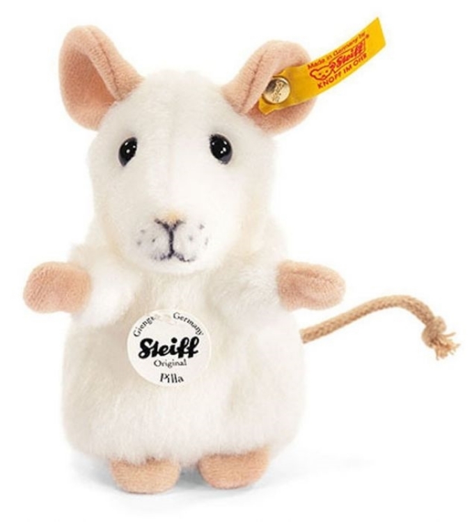 Image de Muis Pilla wit 10 cm Steiff