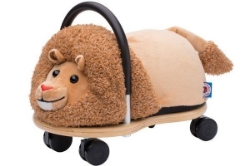 Image de Wheelybug small pluche leeuw loopwagen met zwenkwielen 1+