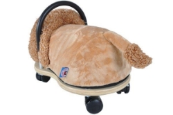 Image de Wheelybug small pluche leeuw loopwagen met zwenkwielen 1+