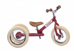 Image de Trybike Steel - Ombouwwiel voor stalen vintage fiets, witte band  