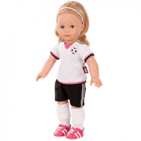 Afbeeldingen van SALE!!!   Pop Jessica Soccer - Voetbal 46 cm Götz/Gotz Precious Day Girl