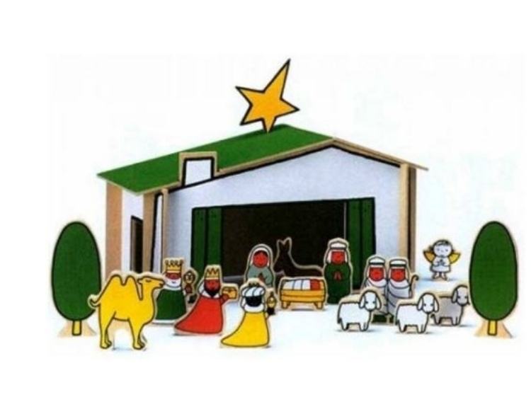 nijntje, kerststal, speelkerststal, dick bruna, bat-33030, duurzaam, houten speelgoed