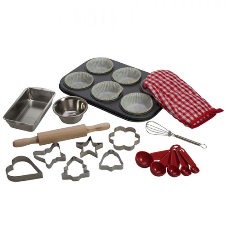 Picture of Bigjigs Speel-baksetje koekjes en taartjes 23-delig