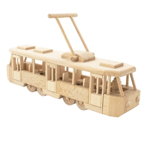 Bild von Moderne Tram 35 cm 100% beukenhout