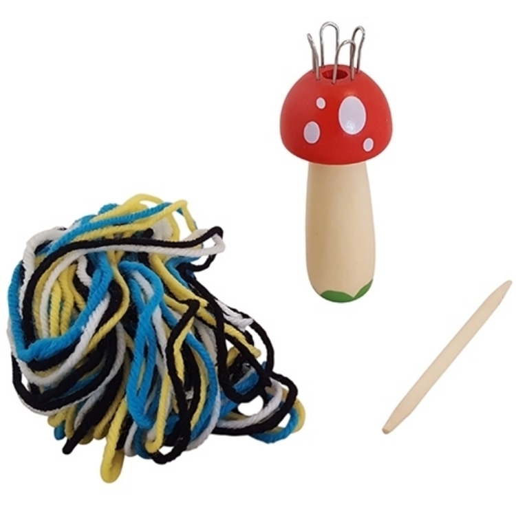 Picture of Punnikklosje paddestoel met wol en naald GK427