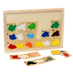 Bild von SALE!!!  Harmony Toys Puzzel Leer verf mengen
