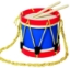 Bild von Fanfare- tamboer trommel, body volledig hout GOKI