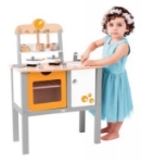 Afbeeldingen van SALE!!!   Speelkeuken Woody Buono Cucina 17 dlg. 