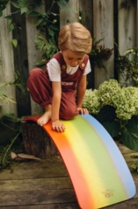 Bild von Balansbord Regenboogkleuren Kinderfeets