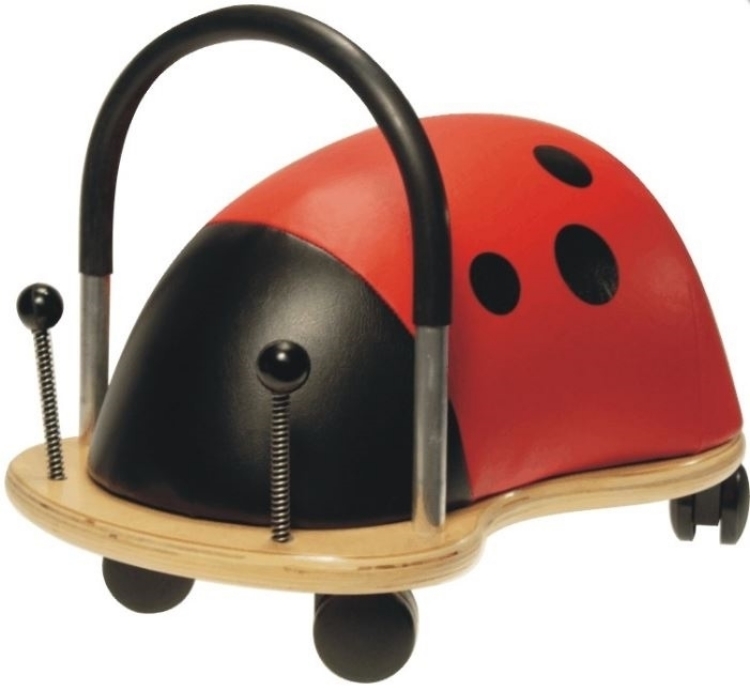 Image de Wheelybug small lieveheersbeestje loopwagen met zwenkwielen 1+