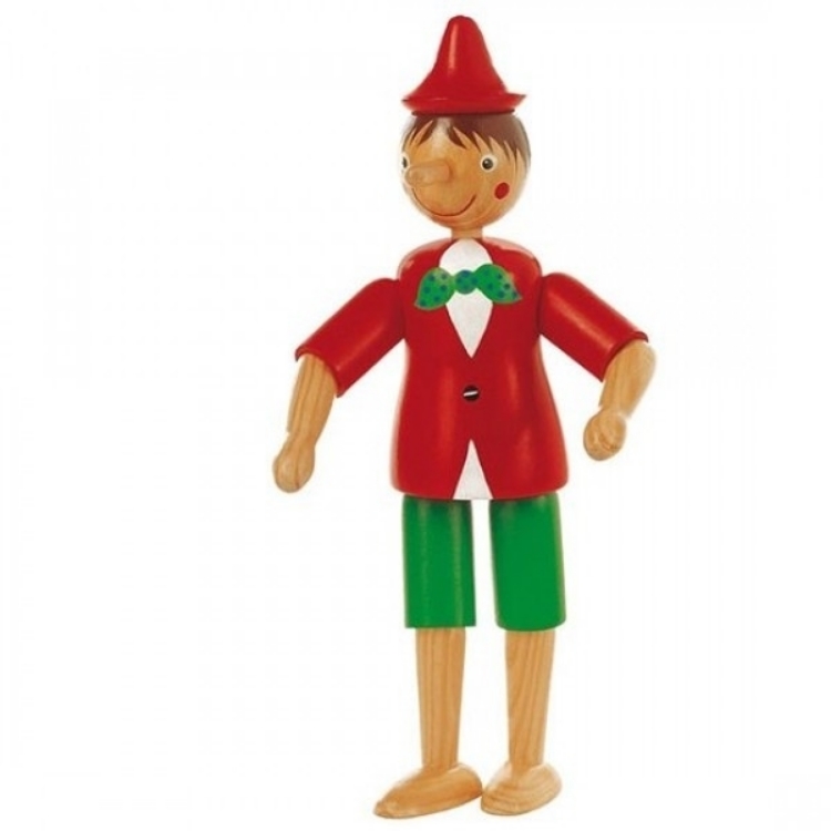 Image de Houten pinokkio 30 cm beweegbaar Sevi