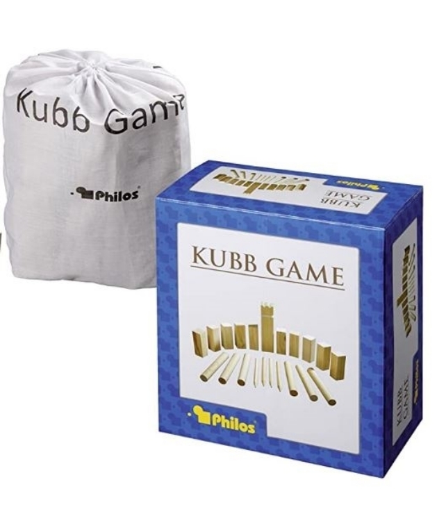 Image de Kubb werpspel - grenenhout  - koning 30 cm - Philos