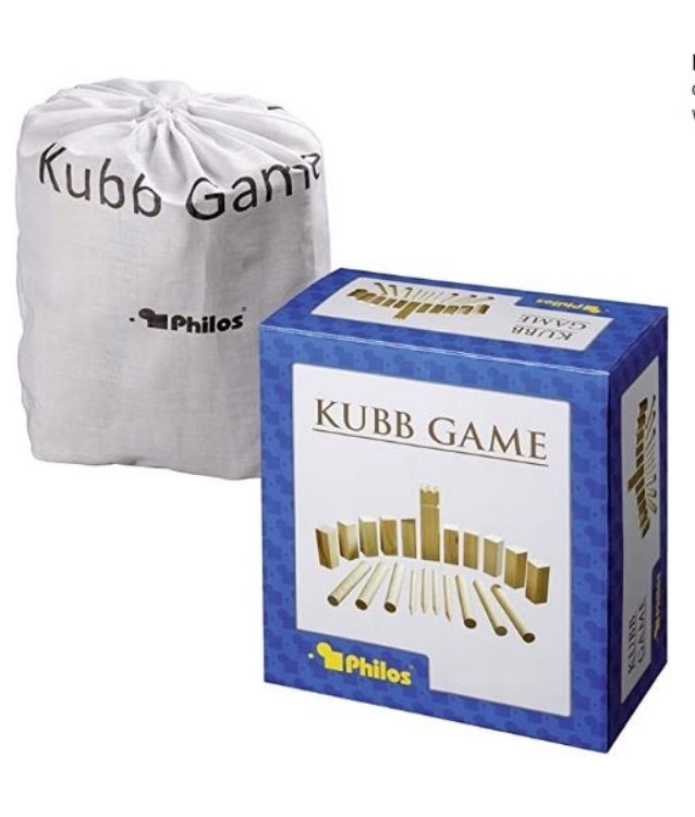 Image de Kubb werpspel - berkenhout - koning 30 cm - Philos