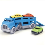 Image de Autotransporter met drie autos - recycled plastic - Greentoys