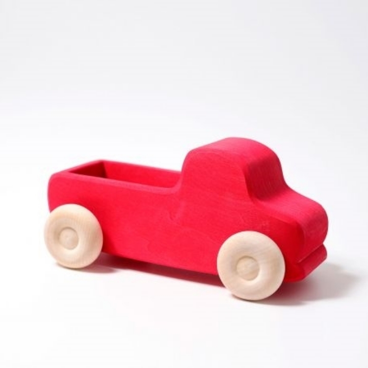 Image de Vrachtauto met open laadbak rood 22 cm Grimm's